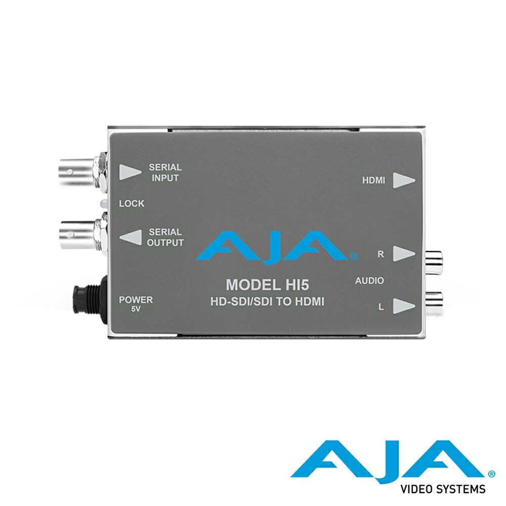 限時★.. AJA Hi5 HD-SDI/SDI 對 HDMI Video / Audio 迷你轉換器 公司貨【夏日限時 全館點數5倍送】