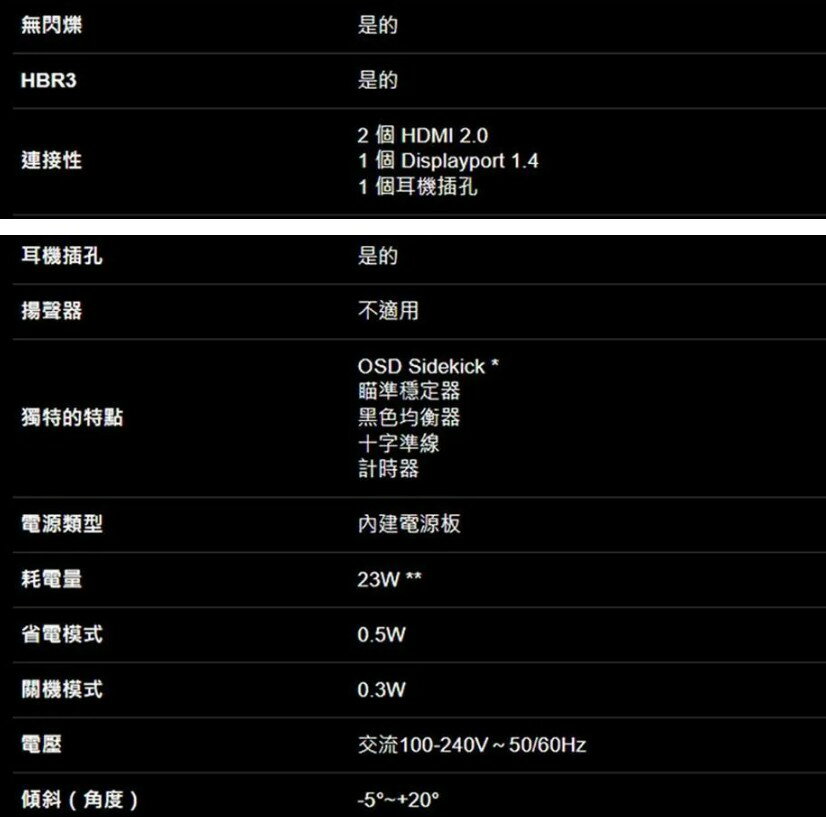 GIGABYTE GS27FA 27吋 IPS 1ms 180Hz 電競螢幕 螢幕 電腦螢幕 7