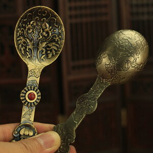 佛教用品手工純銅凈水勺 小銅勺 法會用品水陸供用品藏傳佛教法器