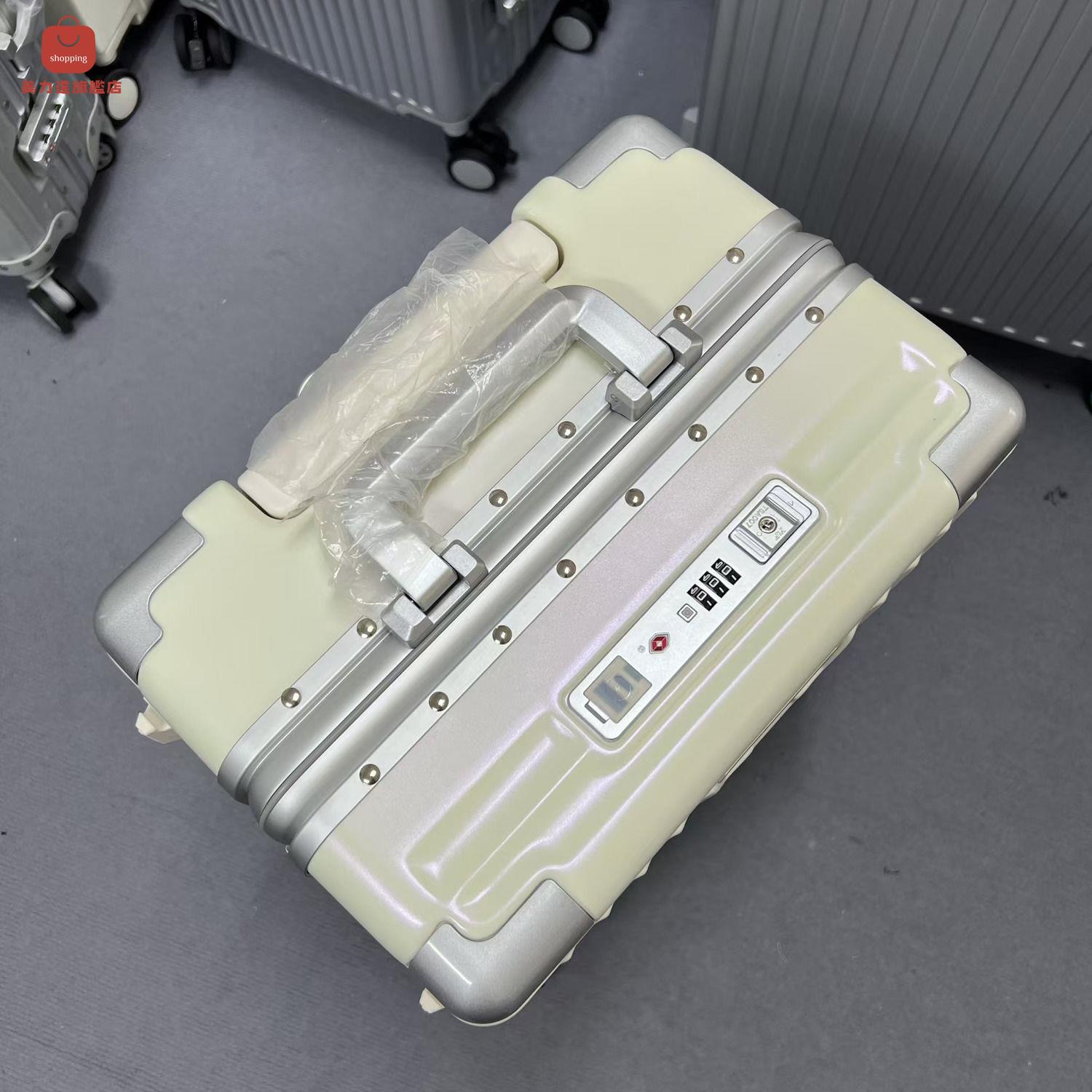 行李箱 旅行箱 拉杆箱 微微瑕出口日本前開口多功能帶杯架行李箱萬向輪商務登機箱20寸 八折減免 特價出 可開發票