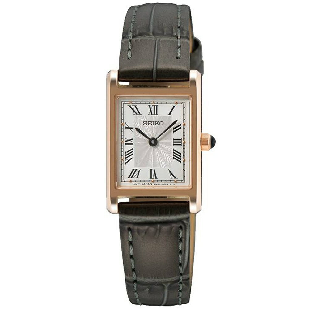 送禮首選★SEIKO 精工錶 CS 羅馬刻度 長方形 女錶 手錶 指標錶-29mm 4N30-00H0Z/SWR096P1/SK005 附提袋【全館滿額折價★APP下單點數4倍送】線上購買享 實體門市同步服務