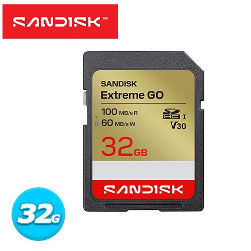 SANDISK Extreme GO SD UHS-I 32GB 記憶卡