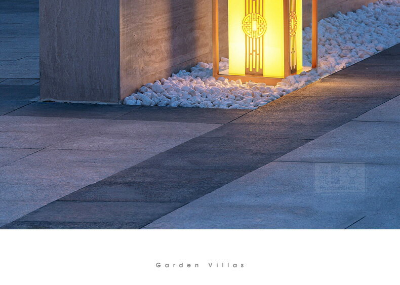 太陽能柱頭燈戶外防水圍墻燈大門燈室外花園別墅新中式庭院草坪燈 8