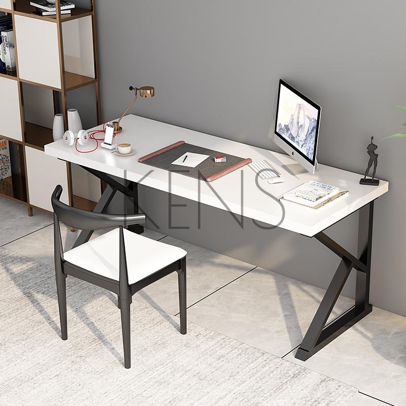 電腦桌 電腦椅 現代實木臺式電腦桌家用臥室簡易白色寫字臺書房學生辦公桌子書桌