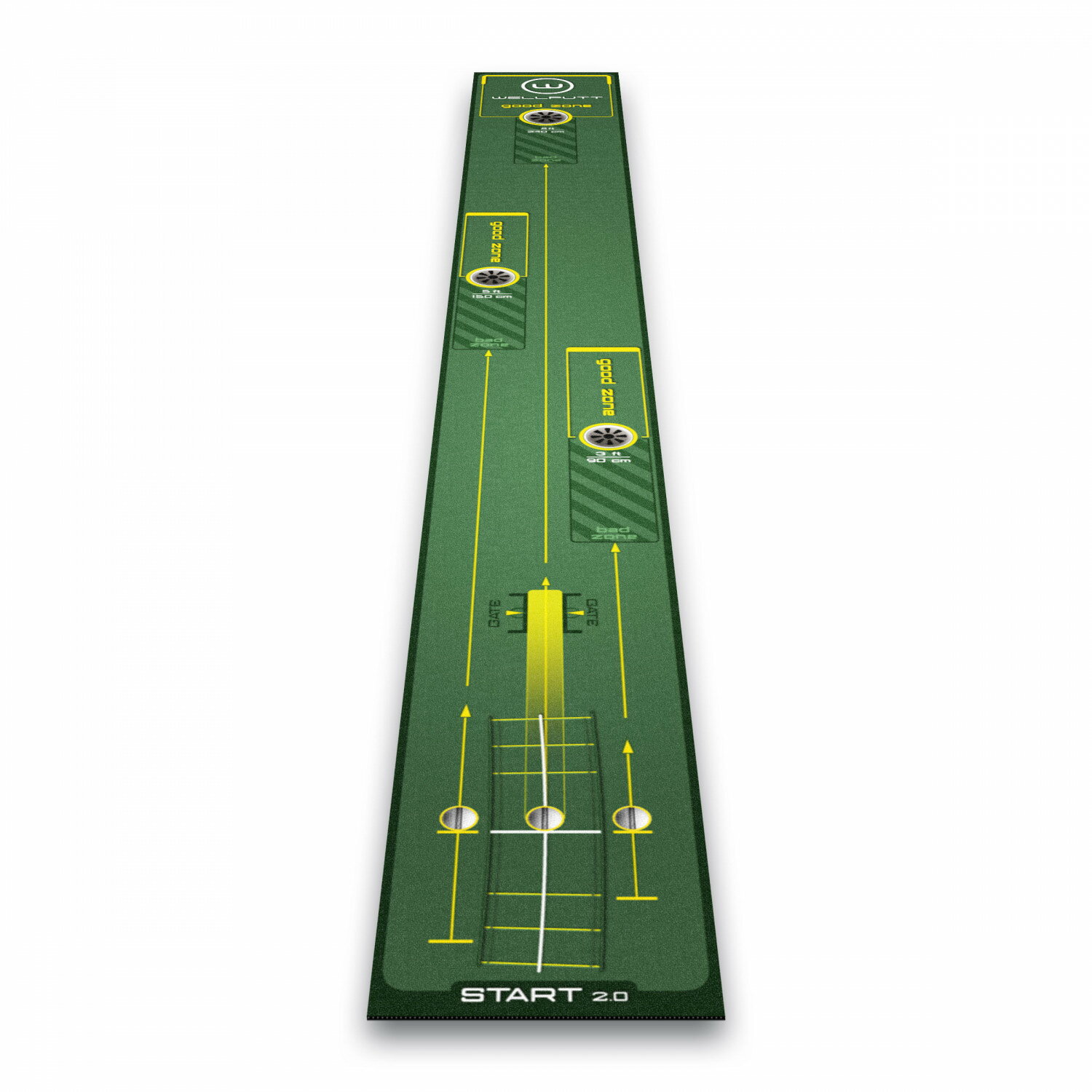 【WellPutt】 Start 2.0 推桿毯 高爾夫 推桿訓練推桿墊 室內推桿 推桿練習毯 法國原廠代理正品 【正元精密】