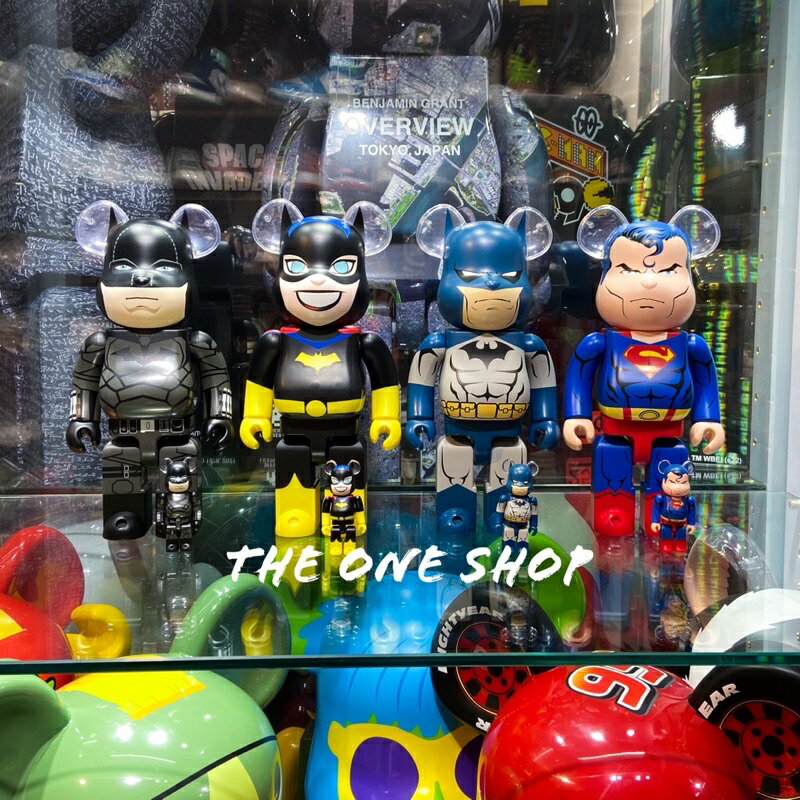 TheOneShop BE@RBRICK DC BATMAN BATGIRL SUPERMAN 超人蝙蝠俠蝙蝠女