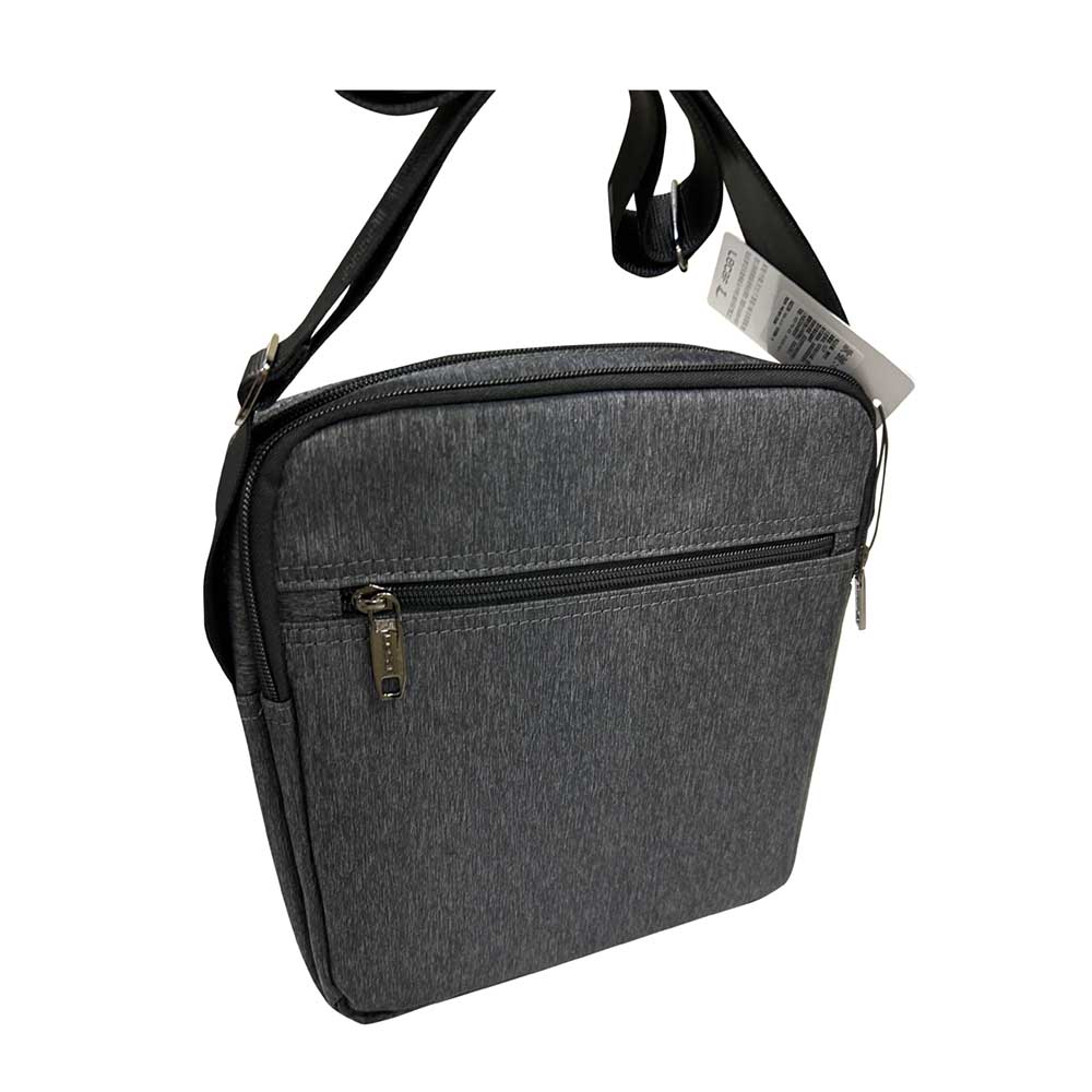 ~雪黛屋~LECAF 斜側包中容量二主袋+外袋共七層8吋平板進口防水尼龍布LW6661(中) 2