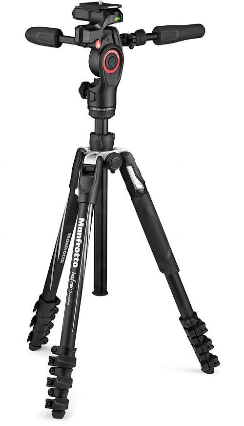 EC數位 Manfrotto 曼富圖 MKBFRLA4BK-3W 三向雲台腳架組 BEFREE ADV 三腳架 腳架