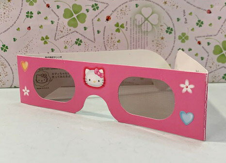 【震撼精品百貨】Hello Kitty 凱蒂貓 三麗鷗 KITTY 3D眼鏡玩具#70929 震撼日式精品百貨