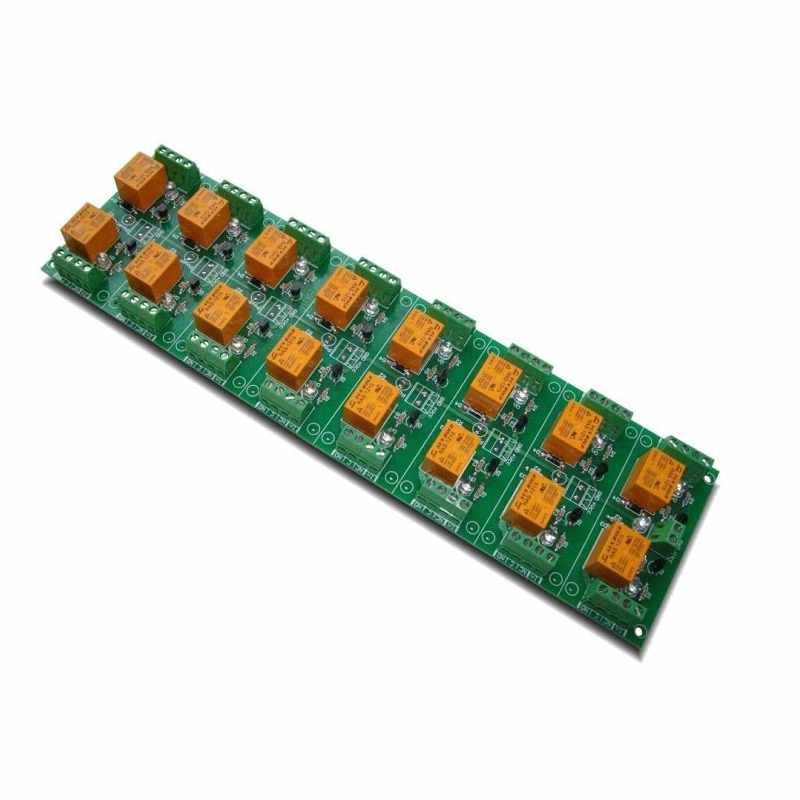 Denkovi 16通道繼電器板/卡(10A) 12V 適用Arduino Raspberry PI PIC AVR ARM [2美國直購]