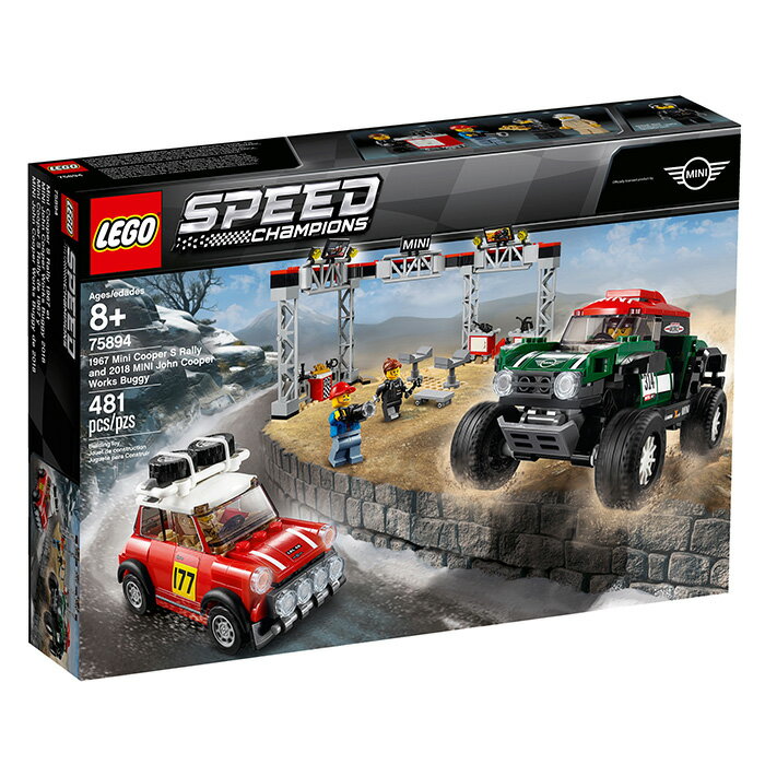 LEGO 樂高 SPEED 極速系列 75894 Mini Cooper對決 【鯊玩具Toy Shark】