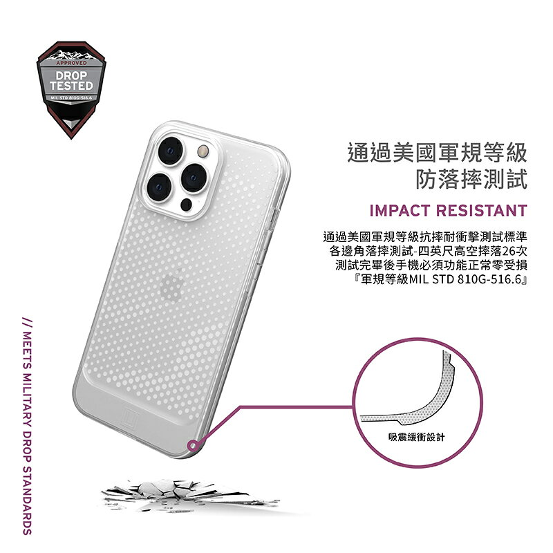 U UAG 亮透 軍規防摔 軟殼 保護殼 手機殼 防摔殼 適用於iPhone 13 pro max mini 2