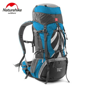 NH挪客戶外專業登山包 男女旅行大容量雙肩包野外露營徒步背包70L