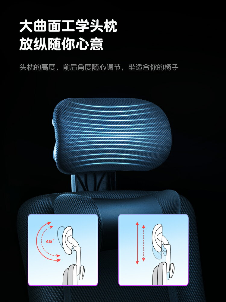 電腦椅家用辦公椅子舒適人體工學電競椅游戲座椅簡約老板靠背轉椅