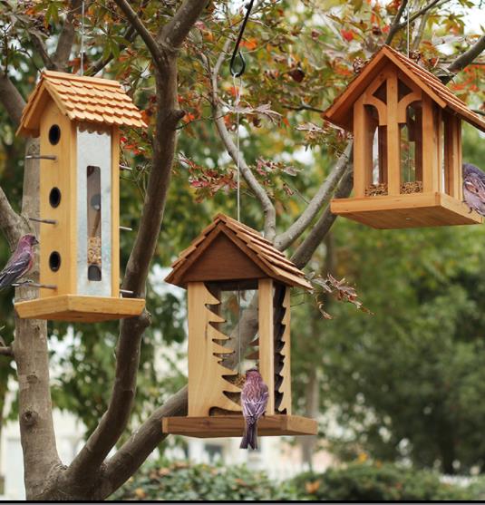 餵鳥器 三生三世美式經典款戶外野鳥喂鳥器戶外庭院花園別墅景觀裝飾