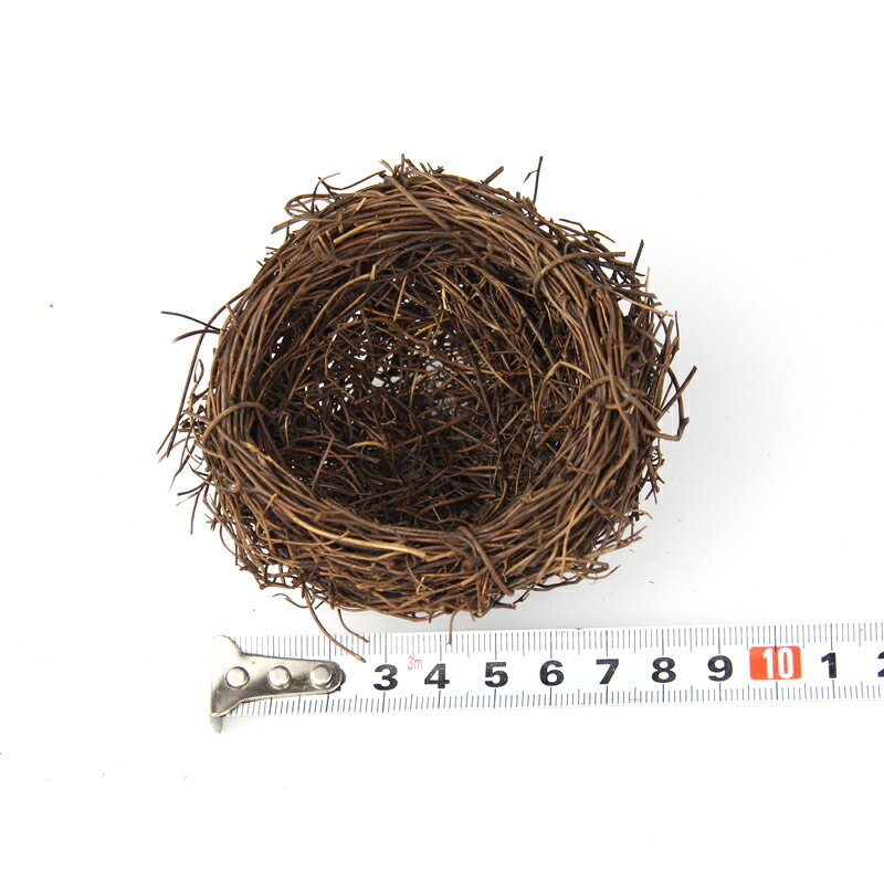 仿真鳥窩 復活節藤編鳥巢小鳥蛋仿真復活節裝飾品軟裝道具 5