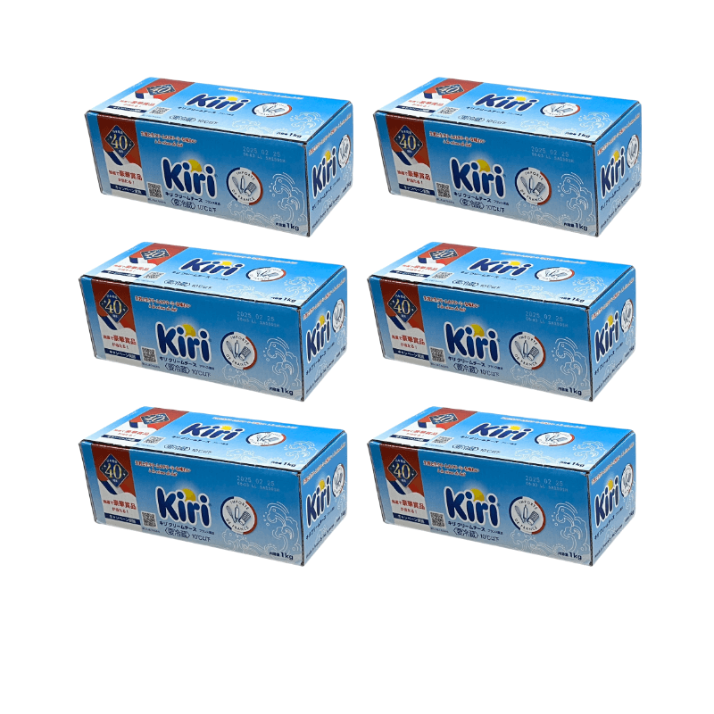 《AJ歐美食鋪》★免運+多條優惠★ 法國 KIRI 奶油乳酪 1KG*6條 全脂軟乾酪 巴斯克蛋糕 起司蛋糕