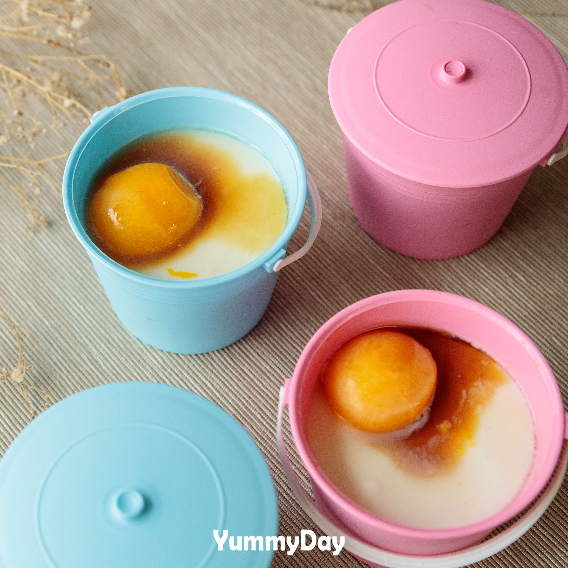 荷包蛋布丁(盒/6入裝)★療癒系甜點★水桶造型荷包蛋布丁【木匠手作】 1