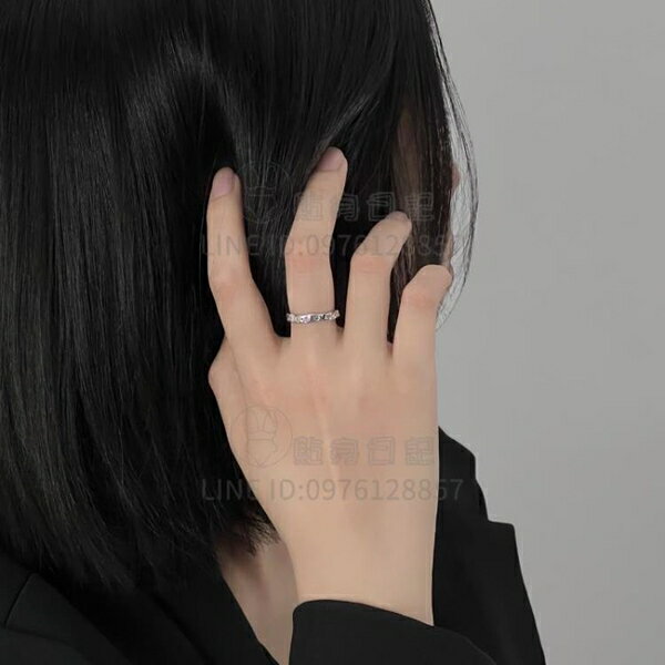 戒指彩色不規則戒指女歐美小眾個性指環開口可調節潮手飾品【倪醬小鋪】