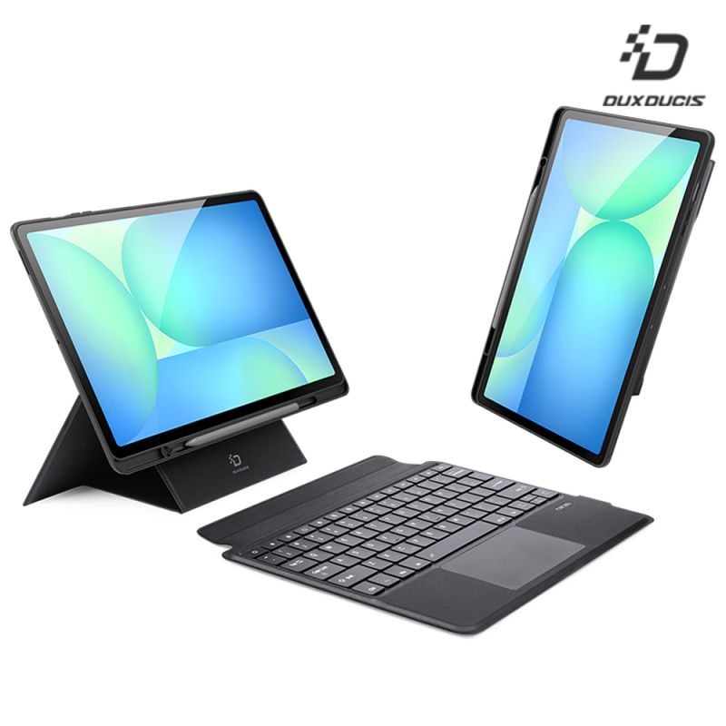 Samsung平板電腦推薦到DUX DUCIS SAMSUNG 三星 Galaxy Tab S10 FE+ DK 鍵盤保護套(背光版) 平板保護套 實體鍵盤套 磁吸保護套 注音 倉頡【愛瘋潮】就在愛瘋潮工作室推薦Samsung平板電腦