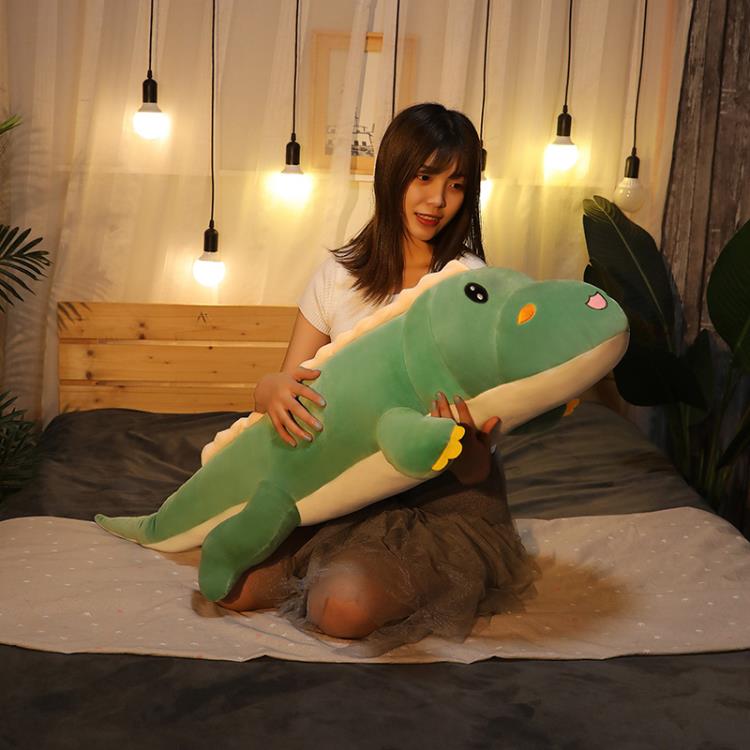可愛恐龍抱枕公仔毛絨玩具布娃娃大號玩偶送女生床上睡覺生日禮物 【林之舍】