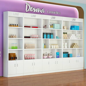 精品展櫃陳列櫃美容美甲產品展示櫃化妝品樣品展示架超市貨架貨櫃