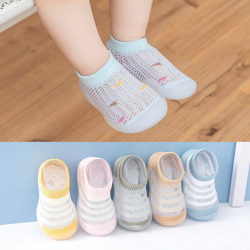 寶寶鞋子春秋款學步鞋嬰兒襪子鞋軟底地板鞋室內0-3歲男女童鞋夏