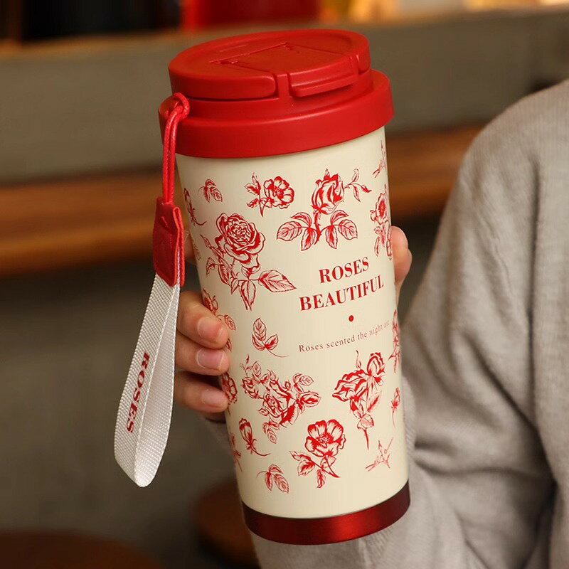 免運·茶水分離保溫杯夏季男士雙飲口泡茶水杯女新款2024高顏值吸管杯子