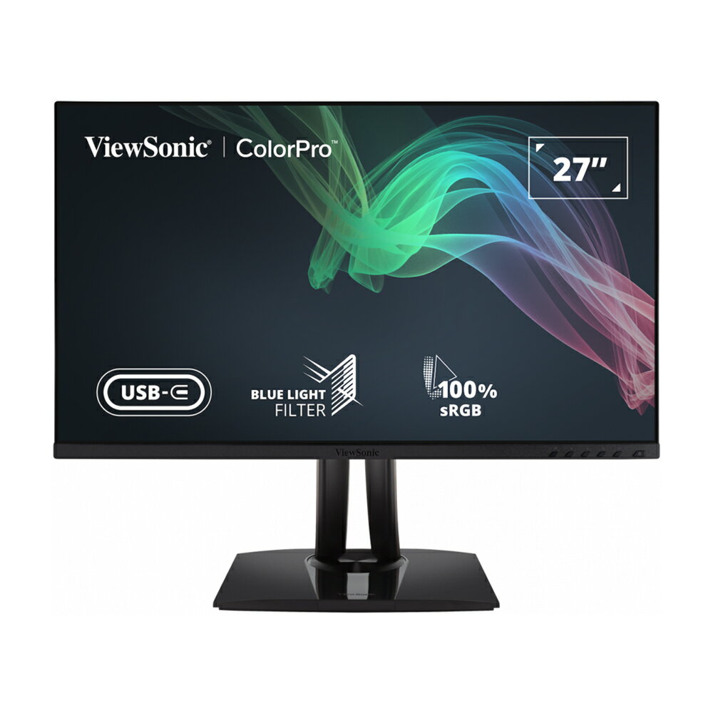 【CUBE卡最高10%回饋】ViewSonic VP2756-2K ColorPro 27" 2K WQHD Pantone 認證 100% sRGB 顯示器