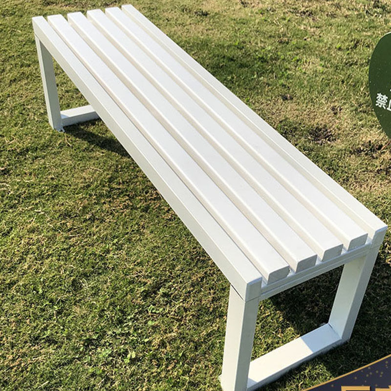 【台灣公司 可開發票】全鐵藝公園長椅長條凳公園椅戶外排椅實木長條凳排椅庭院室外陽臺 1