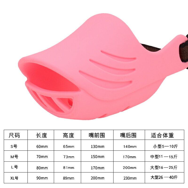 狗狗嘴套 狗狗嘴套防咬防叫防亂吃狗口罩嘴罩小型犬柯基泰迪用品神器止吠器【MJ192511】 5