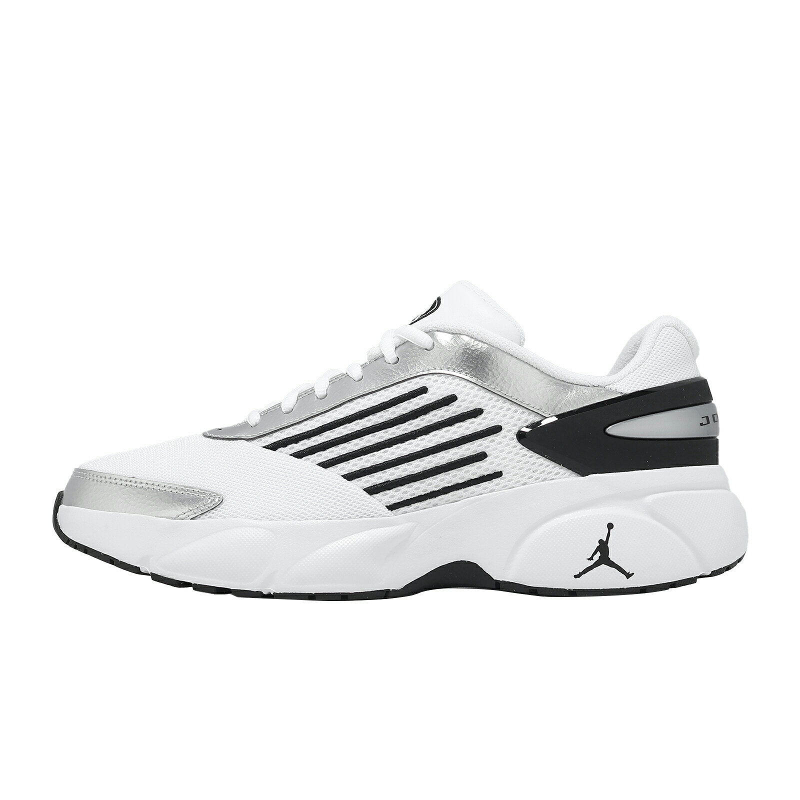 Nike 休閒鞋 Jordan Trunner Flow 男鞋 白 低筒 喬丹 緩震 IR2281-100