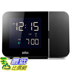 [8美國直購] Braun BNC015BK 時鐘 / 鬧鐘 Projection Quartz Clock