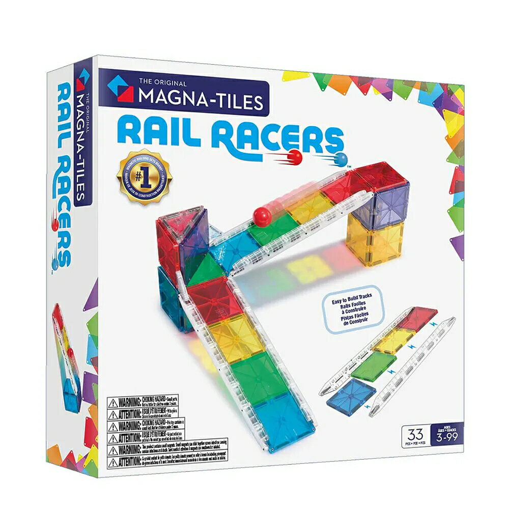 Magna-Tiles® Combo磁力積木-滾滾樂33 片★衛立兒生活館★