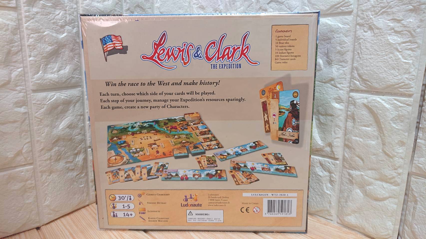 【桌遊侍】 Lewis & Clark 路易斯與克拉克 英文版 正版實體店面快速出貨《免運、附足量牌套》 2