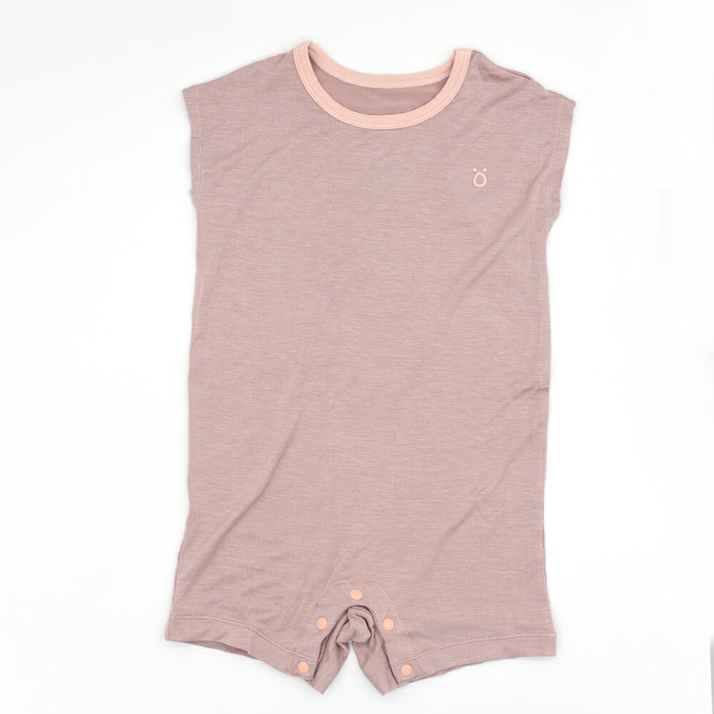 minihope輕柔感Baby連身裝-藕色