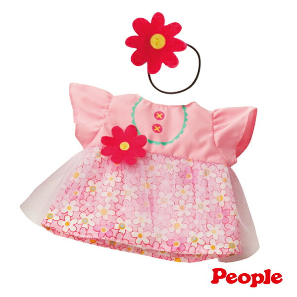 【日本知育洋娃娃】POPO-CHAN 小花薄紗洋裝組合 AI725