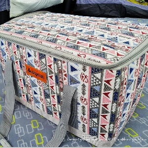 美麗大街【107013021】韓國超大型民族風裝備袋收納箱