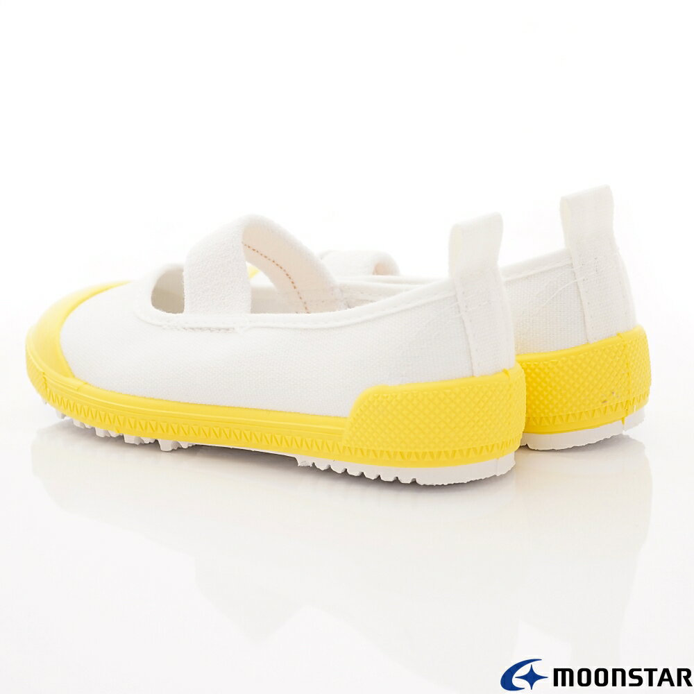 日本月星Moonstar機能童鞋鐵氟龍室內鞋系列寬楦日本製穩定耐磨抗菌室內鞋款0533黃(中小童段/中大童段) 5