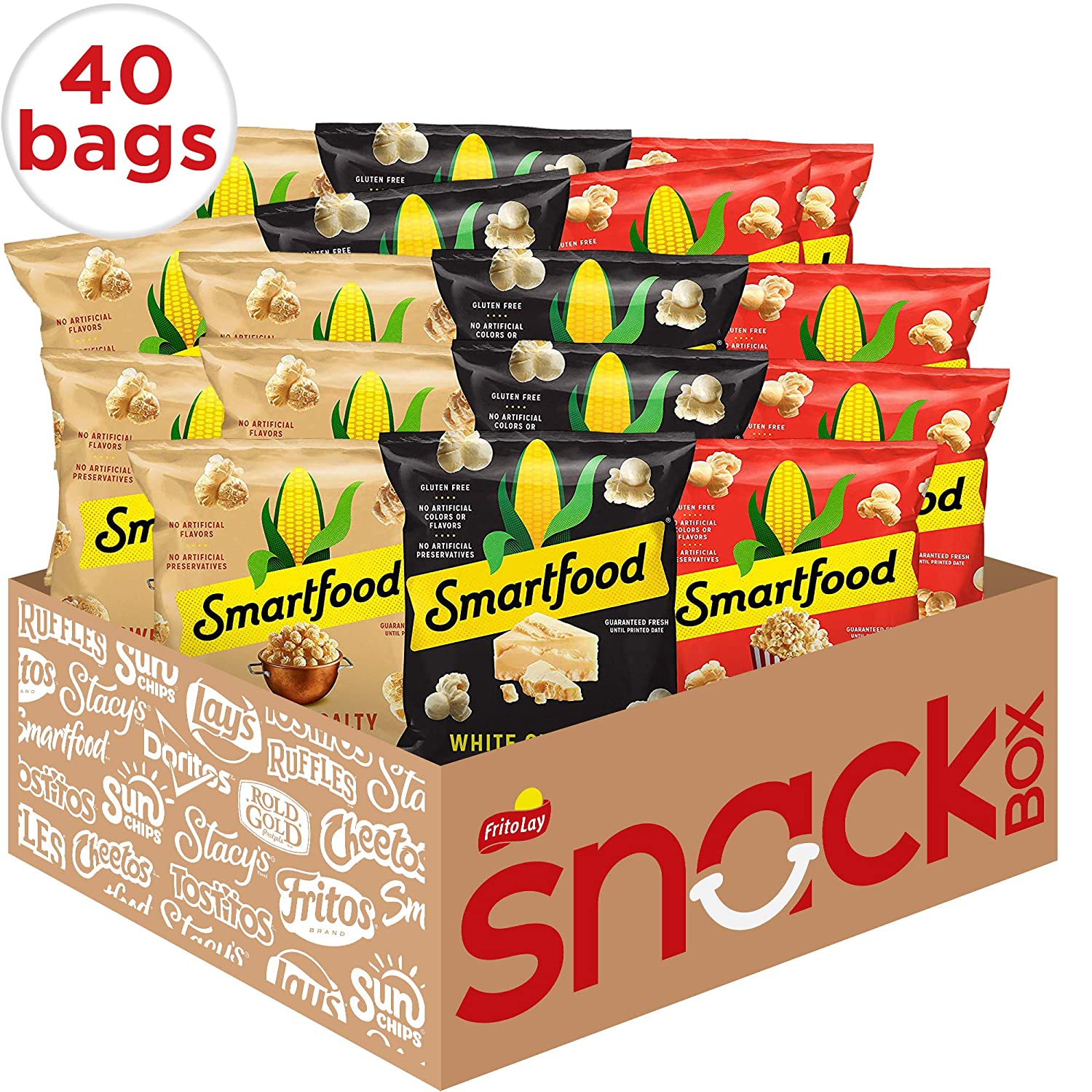 Frito-Lay: Smartfood Popcorn Variety Pack, 40 Count | Rakuten.com