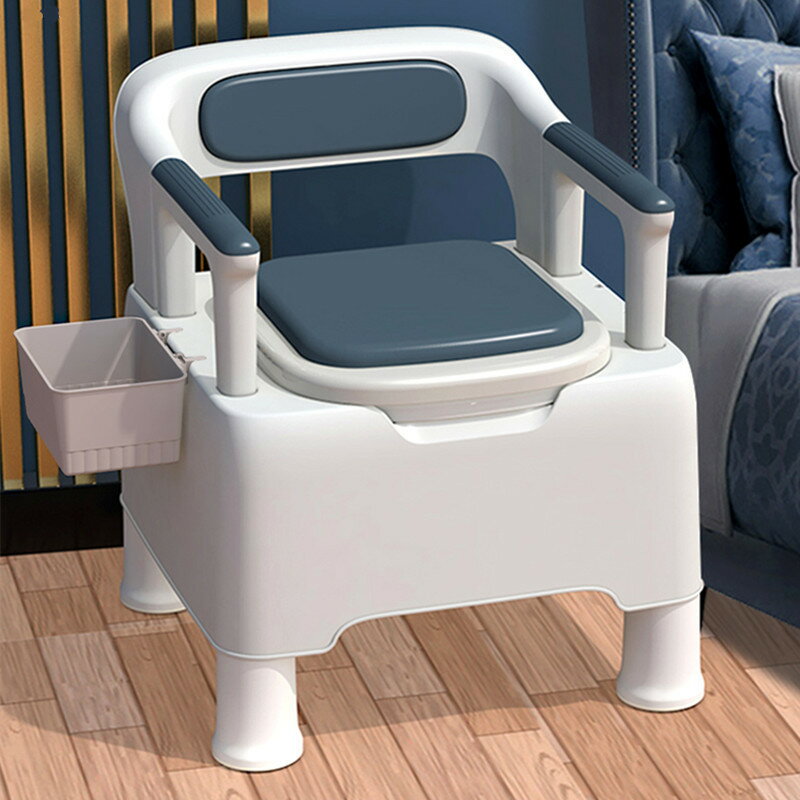 坐便椅家用便攜蹲廁簡易便盆孕婦老人移動尿桶坐便器室內成人馬桶