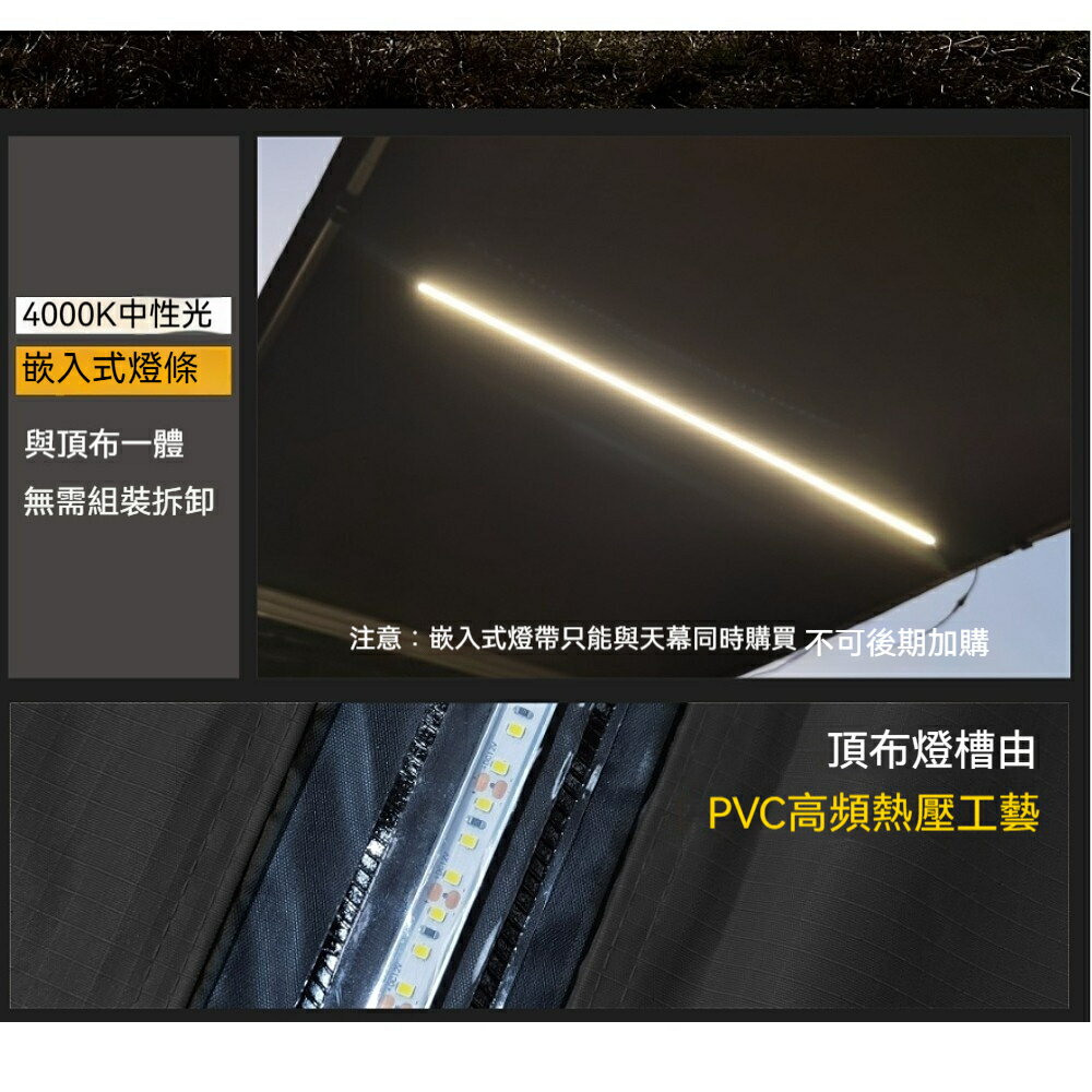 美麗大街【114040803】戶外車邊帳專用燈條天幕側帳外掛燈 9