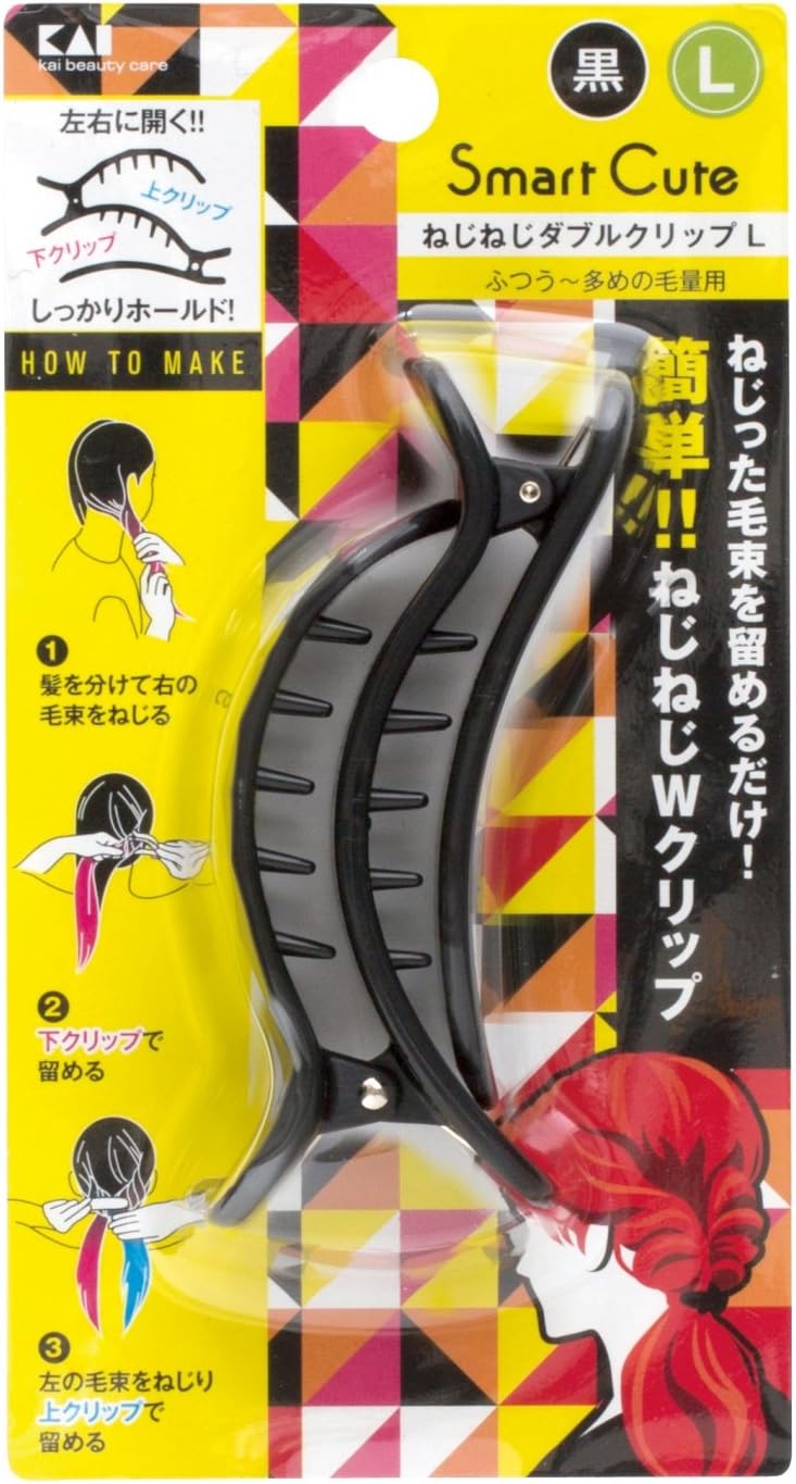 日本 KAI貝印 螺旋髮夾 (HC-3349)