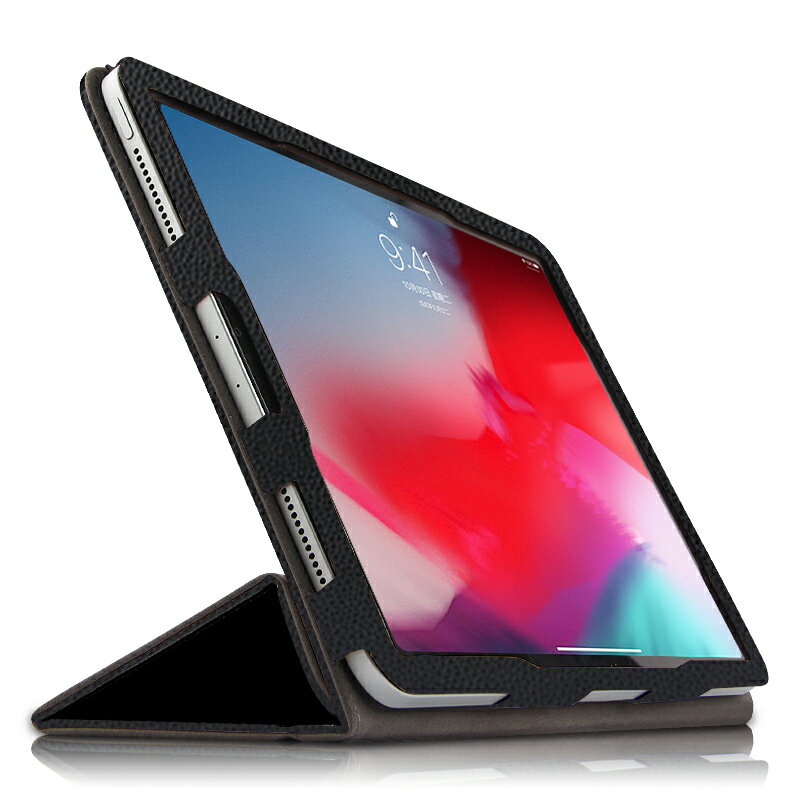 TOZOYO 2018新款iPad Pro保護套真皮11英寸皮套蘋果全面屏平板電腦a1980/a2013殼全包防摔休眠支撐套