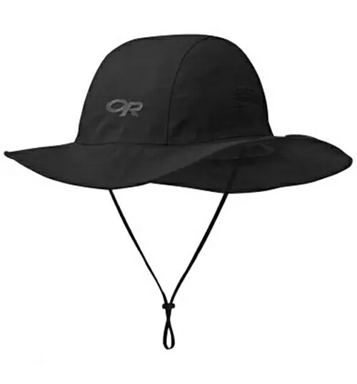 ├登山樂┤美國 Outdoor Research Gore-Tex 經典西雅圖防水圓盤帽 黑 # OR-280135-0001