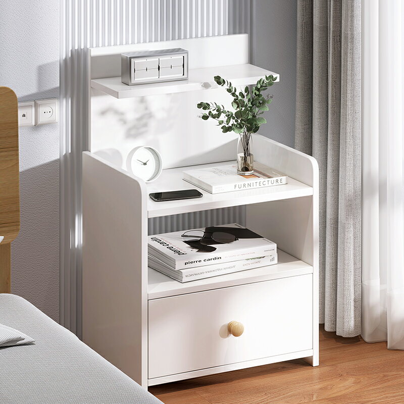 床頭柜臥室現代簡約小型簡易家用收納儲物柜網紅小尺寸床邊置物架