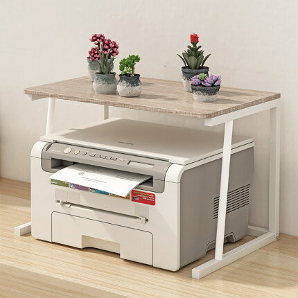 印表機置物架 印表機置物架雙層檔影印機收納架子創意辦公室多層桌面置物架『XY3650』