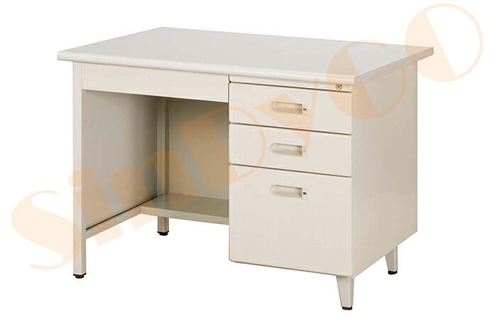 【鑫蘭家具】優美桌辦公桌W120cm 主管桌 電腦桌 書桌 工作桌