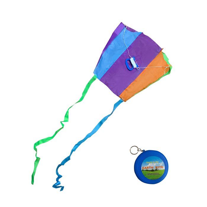 【Treewalker露遊】口袋風箏 折疊式風箏 無骨架 免安裝 附收納盒 小型風箏 掌上型風箏 趣味風箏 戶外活動