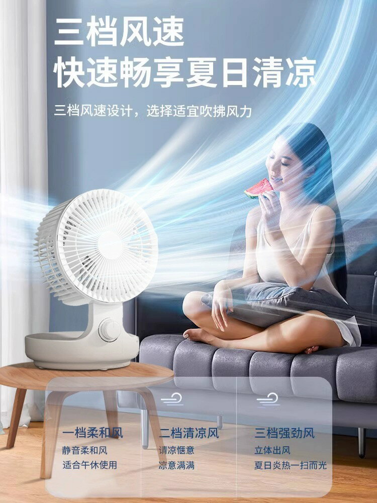 桌面折疊電風扇製冷小空調家用空調扇冷風扇辦公桌便攜式靜音大功【北歐家居生活】